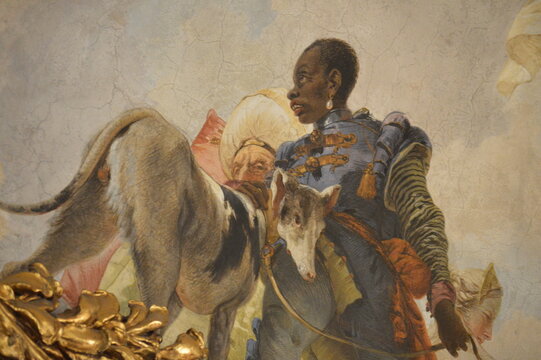 Milano,Palazzo Clerici,la volta affrescata dal Tiepolo