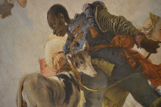 Milano,Palazzo Clerici,la volta affrescata dal Tiepolo