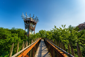 Treetop Walk at Ivenacker Oaks, Pomerania, Germany