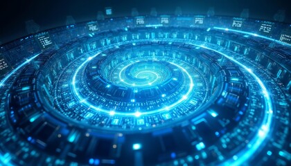 Spiral data flow with a sense of technology