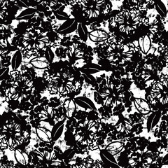 Abstract floral pattern perfect for textile design,