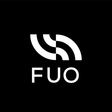 FUO creative minimalist letter logo.