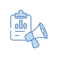 Content Marketing icon vector stock illustration