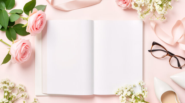 Wedding Planner Book – Bridal Accessories and Floral Arrangement for Spring Wedding Expo Inspiration  