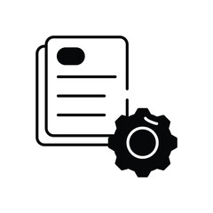 Fototapeta premium Article Marketing icon vector stock illustration