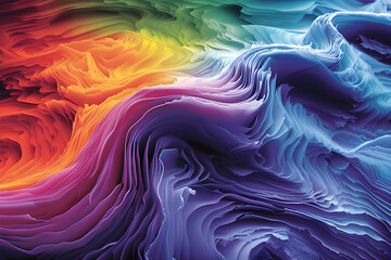 Depiction of Atmospheric Zonal Flow Patterns Demonstrating East-West Wind Bands and Weather Influences in a Scientific Illustration