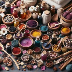 Natural from plants and minerals