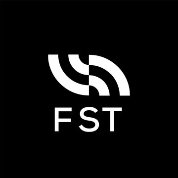FST creative minimalist letter logo.