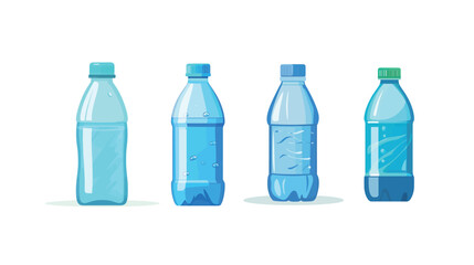 Bottle of Water Vector Graphic Design