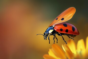 A close-up of a cicada with transparent wings perched on a tree branch. 
