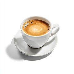 Naklejka premium Brewing espresso delight minimalist high-quality image close-up view rich essence captured