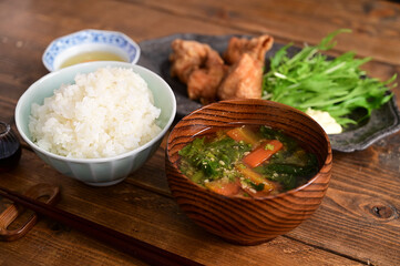 一汁一菜 唐揚げ