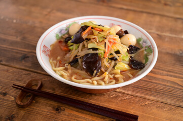 野菜炒め味噌ラーメン