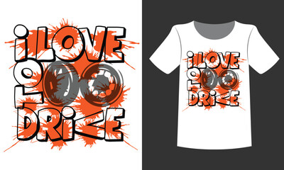 Creative Graphite T-shirt Design Template