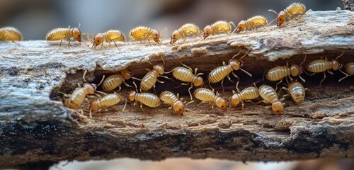  A close-up of a metallic green beetle glimmering under soft sunlight. 