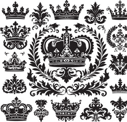 Luxury Ornamental Tattoos Vintage Vector Bundle | Baroque, Royal Frames & Floral Designs
