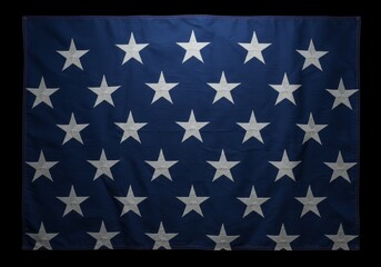 Fototapeta premium Vintage Inspired Star Spangled Design on Deep Navy Blue Background Backdrop