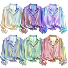 colorful blouse no background