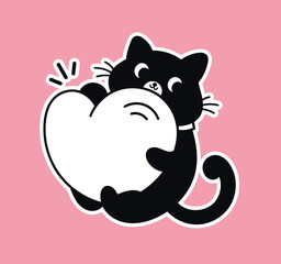 Endearing kitten illustrations made for youngsters and casual wear