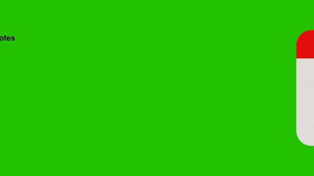 August 13 – Green Screen Calendar Animation with Note Space