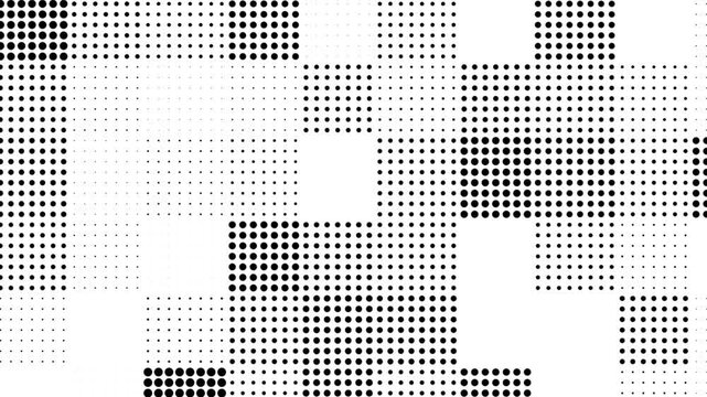 4k random stack of dots blinking abstract animation retro vintage texture background