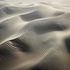 Abstract patterns in sand dunes.