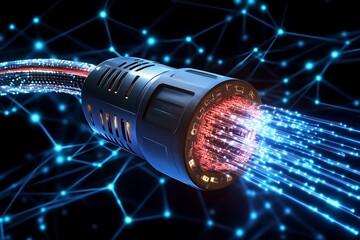 Fiber Optic Network Connection