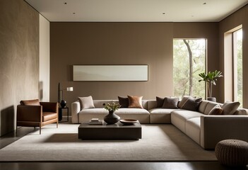 A living room filled with furniture and a fire place.