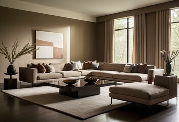 A living room filled with furniture and a fire place.