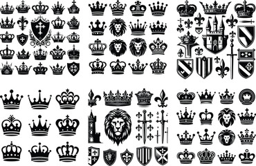 Luxury Ornamental Tattoos Vintage Vector Bundle | Baroque, Royal Frames & Floral Designs