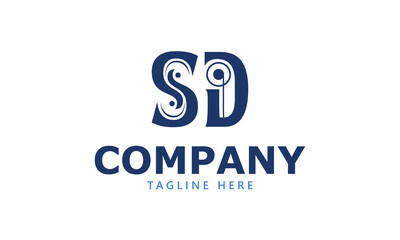 SD S sd initial logo | initial based abstract modern minimal creative logo, vector template image. luxury logotype logo, real estate homie logo. typography logo. initials logo
