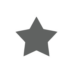 star on white background