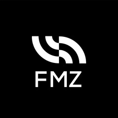FMZ creative minimalist letter logo.