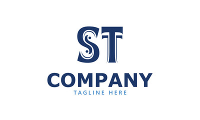 ST S st initial logo | initial based abstract modern minimal creative logo, vector template image. luxury logotype logo, real estate homie logo. typography logo. initials logo