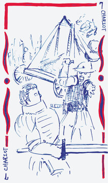 Hand drawn style Tarot cards
