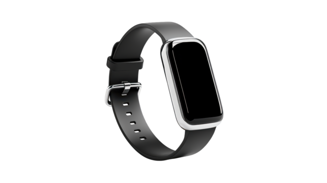 Sleek smartwatch closeup, explore the modern design, display, and band of this wearable tech gadget - Powered by Adobe