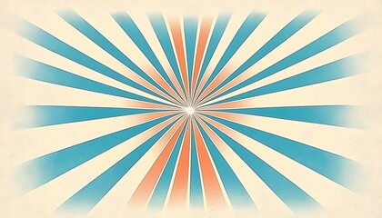 Fototapeta premium Vintage Sunburst Background Design.
