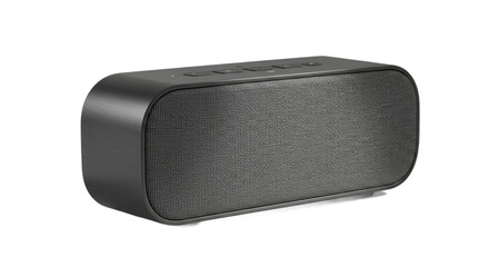 Fototapeta premium Studio shot capturing the essence of a sleek portable bluetooth speaker device