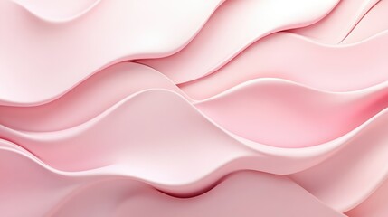 Soft Curves and Gentle Waves in Subtle Pink Tones Create a Calming and Aesthetic Background for Various Design Applications and Creative Projects