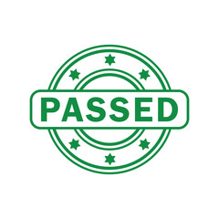 green passed rubber stamp, flat education label minimalist design for digital and print projects
 Graphic Design Icons Making a Huge Impact on Visual Aesthetics