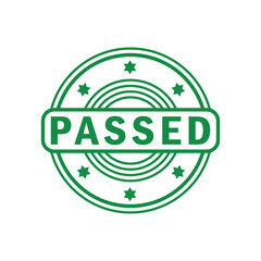 green passed rubber stamp, flat education label minimalist design for digital and print projects
 Graphic Design Icons Making a Huge Impact on Visual Aesthetics