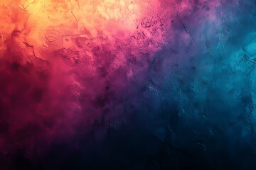 Naklejka premium An abstract textured background showing a gradient of vibrant colors