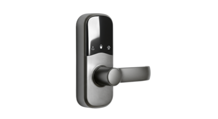 Sleek modern smart lock showcasing home security technology innovation