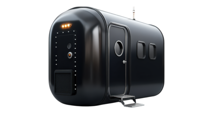 Innovative mobile trailer design, blending home comfort and travel adventure for the modern nomad