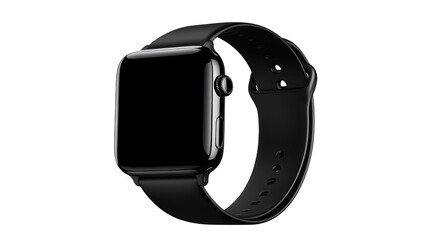 The black apple watch, a modern timepiece with advanced technology and stylish design