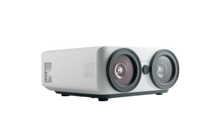 Dual lens projector, enhancing visual depth and clarity for immersive experiences