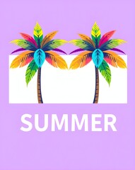 Fototapeta premium Summer Vibes Artwork