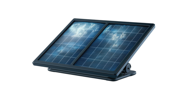 Harnessing sunlight, a sleek doublepanel solar setup for sustainable energy discover