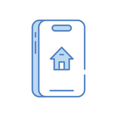 Digital shopping icon vector stock illustration