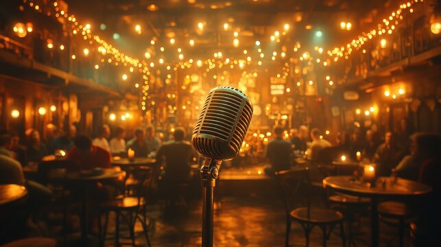 Live music in a cozy pub